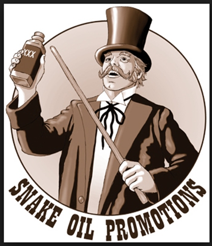 Snake oil salesman